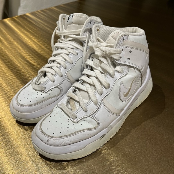 mens nike high tops white